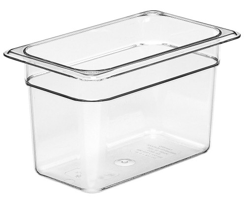 Camwear GN 1/4 konteiners no polikarbonÄta, Cambro, GN 1/4, 3,7L, CaurspÄŦdÄŦgs, 162x265x(H)150mm