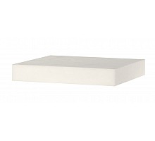 Butcher block HDPE, HENDI, block, White, 500x400x(H)80mm