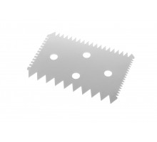 Confectionery scraper (comb), rectangular, HENDI, 102x69mm