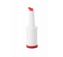 Store & pour bottle, Bar up, red, 0,8L, Red, ø90x(H)300mm