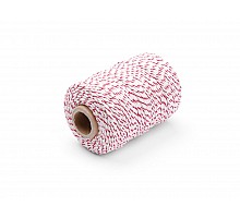 Roulade string red & white, HENDI, 132 m, White