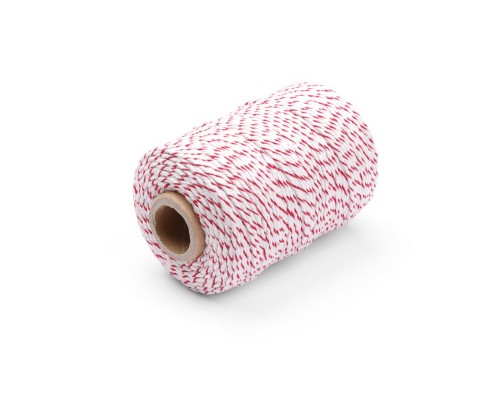 Roulade string red & white, HENDI, 132 m, White