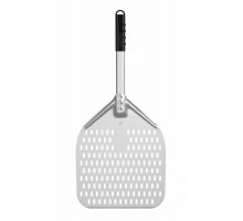 Pizza scoop with short handle, squared, perforated, HENDI, 350x710mm