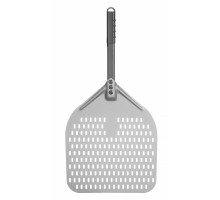 Pizza scoop with short handle, squared, perforated, HENDI, 350x710mm