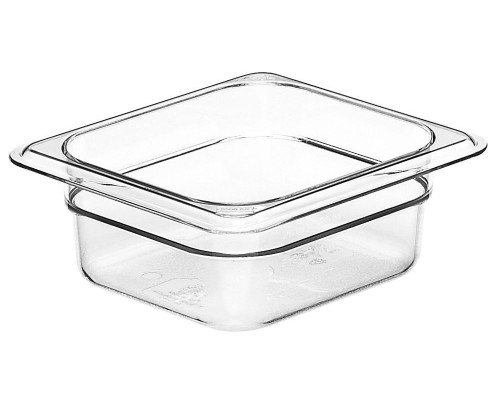 Camwear GN 1/6 polikarbonÄta konteiners, Cambro, GN 1/6, 1L, CaurspÄŦdÄŦgs, 162x176x(H)65mm