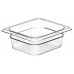 Camwear GN 1/6 polikarbonÄta konteiners, Cambro, GN 1/6, 1L, CaurspÄŦdÄŦgs, 162x176x(H)65mm