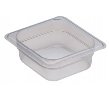 GN 1/6 caurspīdīga polipropilēna tvertne, Cambro, GN 1/6, 1L, Caurspīdīgs, 162x176x(H)65mm