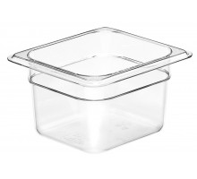 Camwear GN 1/6 polikarbonÄta konteiners, Cambro, GN 1/6, 1,5L, CaurspÄŦdÄŦgs, 162x176x(H)100mm