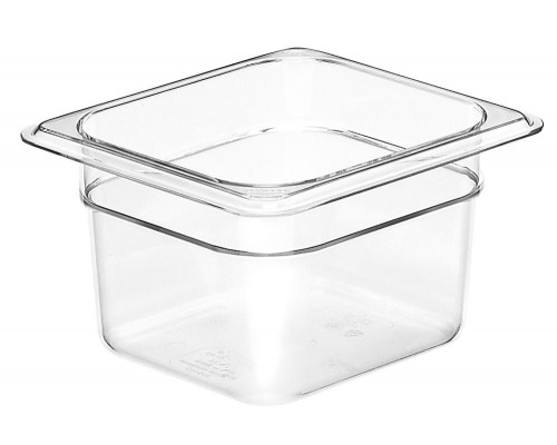 Camwear GN 1/6 polikarbonÄta konteiners, Cambro, GN 1/6, 1,5L, CaurspÄŦdÄŦgs, 162x176x(H)100mm