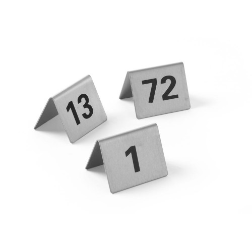 Informatīvas galda zīmes - numuri, Cipari no 37 līdz 48, 50x35x(H)40mm