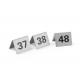 Informatīvas galda zīmes - numuri, Cipari no 49 līdz 60, 50x35x(H)40mm