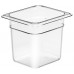 Camwear GN 1/6 polikarbonÄta konteiners, Cambro, GN 1/6, 2,2L, CaurspÄŦdÄŦgs, 162x176x(H)150mm