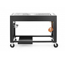 Gas barbecue Tampa, HENDI, Black, 10kW, 1260x580x(H)900mm