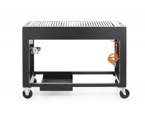 Gas barbecue Tampa, HENDI, Black, 10kW, 1260x580x(H)900mm