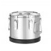 Insulated stainless steel food transport container Kitchen Line., HENDI, Kitchen Line, 10L, Silver, ø300x(H)265mm