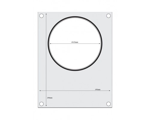 Tray sealer matrix, HENDI, 2x container 178x113 mm