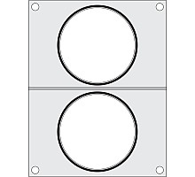 Matrica metināšanas iekārtai, HENDI, 2x tvertne zupai ø115 mm