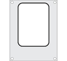 Tray sealer matrix, HENDI, container 187x137 mm