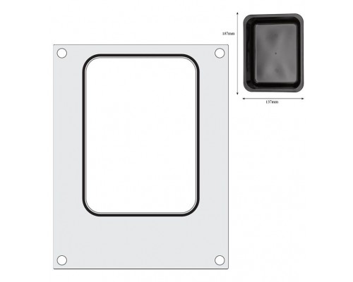 Matrica metināšanas iekārtai, HENDI, tvertne 187x137 mm