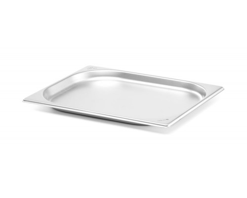 GN 1/2 container – for ovens, HENDI, GN 1/2, 3,73L, Silver, 325x265x(H)65mm