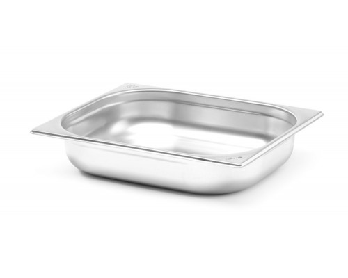 GN 1/2 container – for ovens, HENDI, GN 1/2, 3,73L, Silver, 325x265x(H)65mm