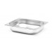 GN 1/2 container – for ovens, HENDI, GN 1/2, 3,73L, Silver, 325x265x(H)65mm