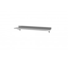 Wall shelf, with two steel brackets, HENDI, 1200x300x(H)250mm