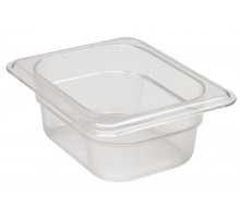 Camwear GN 1/8 polikarbonÄta konteiners, Cambro, 0,7 l, H 65 mm, 0,7L, CaurspÄŦdÄŦgs, 161x132x(H)65mm