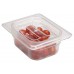 Camwear GN 1/8 polikarbonÄta konteiners, Cambro, 1 l, H 100 mm, 1L, CaurspÄŦdÄŦgs, 161x132x(H)100mm