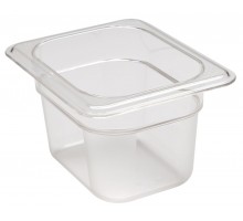 Camwear GN 1/8 polikarbonÄta konteiners, Cambro, 1 l, H 100 mm, 1L, CaurspÄŦdÄŦgs, 161x132x(H)100mm