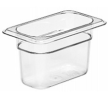 Camwear GN 1/9 polikarbonÄta konteiners, Cambro, GN 1/9, 0,85L, CaurspÄŦdÄŦgs, 108x176x(H)100mm