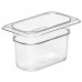 Camwear GN 1/9 polikarbonÄta konteiners, Cambro, GN 1/9, 0,85L, CaurspÄŦdÄŦgs, 108x176x(H)100mm