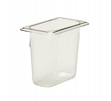 Camwear GN 1/9 polikarbonÄta konteiners, Cambro, GN 1/9, 1,4L, CaurspÄŦdÄŦgs, 108x176x(H)150mm