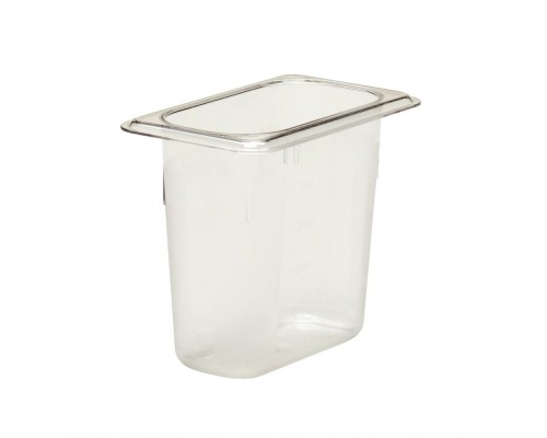 Camwear GN 1/9 polikarbonÄta konteiners, Cambro, GN 1/9, 1,4L, CaurspÄŦdÄŦgs, 108x176x(H)150mm