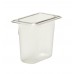 Camwear GN 1/9 polikarbonÄta konteiners, Cambro, GN 1/9, 1,4L, CaurspÄŦdÄŦgs, 108x176x(H)150mm