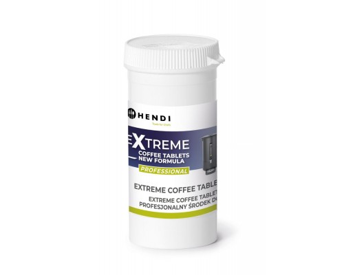 Extreme Coffee Tablets NEW FORMULA, professional coffee machine cleaning agent, HENDI, 25 tablets