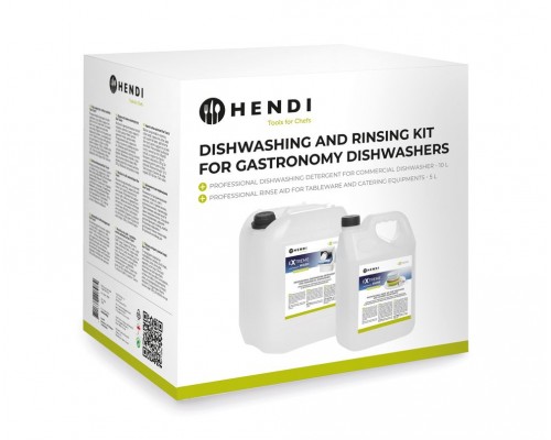 Extreme Wash & Shine Professional set for washing and rinsing dishes in gastronomic dishwashers (975053 + 975022), HENDI, 10 L + 5 L