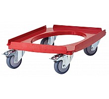 Camdolly ratiÅi Cam GoBox izolÄtÄm tvertnÄm, GN 1/1, Cambro, sarkana krÄsa, Sarkans, 692x426x(H)167mm