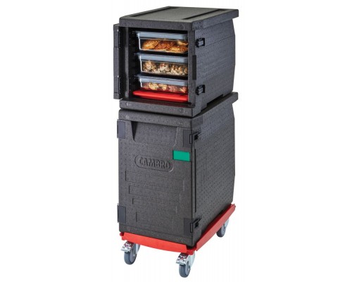 Cam GoBox izolÄta tvertne, ar priekÅĄÄjo iekrauÅĄanu, GN 1/1, 60 l, Cambro, GN 1/1, 60L, Melns, 640x440x(H)475mm