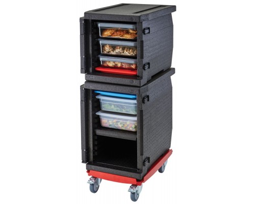 Cam GoBox izolÄta tvertne, ar priekÅĄÄjo iekrauÅĄanu, GN 1/1, 60 l, Cambro, GN 1/1, 60L, Melns, 640x440x(H)475mm