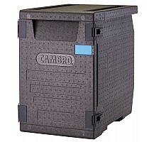 Cam GoBox izolēta tvertne, priekšējā iekraušana, GN 1/1, 86 l, Cambro, GN 1/1, 86L, Melns, 640x440x(H)625mm