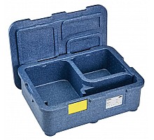 Cam GoBox 4 kameru izolācijas konteiners, Cambro, Zils, 480x350x(H)167mm