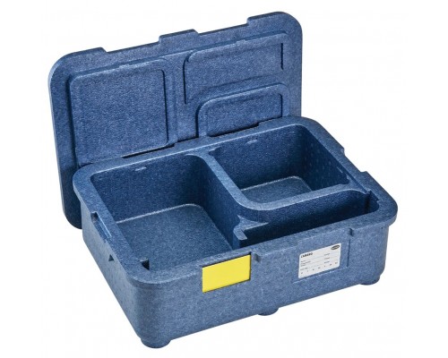 Cam GoBox 4 kameru izolācijas konteiners, Cambro, Zils, 480x350x(H)167mm