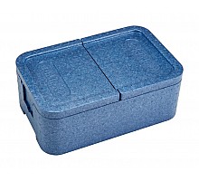 2 kameru izolācijas konteiners Cam GoBox, Cambro, Zils, 437x276x(H)175mm