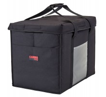 Siltumu izolÄjoÅĄa transportÄÅĄanas soma, salokÄma, universÄla, Cambro, ietilpÄŦba: aptuveni 78 l, 78L, Melns, 535x355x(H)430mm