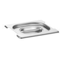 Vāks tvertnēm GN ar izgriezumu rokturiem, GN 1/6, 176x162mm