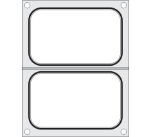 Matrica metināšanas iekārtai, 2x tvertne 178x113 mm
