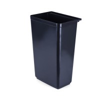 Atkritumu tvertne, tilpums 26 l, 26L, Melns, 330x240x(H)530mm