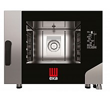 Konvekcijas tvaiku krāsns „Millennial Black Mask Bakery”, 4 × 600 × 400 mm – ar elektronisku vadību, elektriska, Tecnoeka, 400V/7800W, 850x1035x(H)700mm