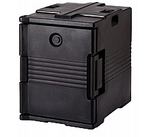 CAMCARRIERS izolēts konteiners ar priekšējo iekraušanu GN 1/1, Cambro, GN 1/1, Melns, 460x630x(H)620mm